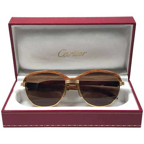 cheap cartier wood sunglasses|cartier wood glasses rimless style.